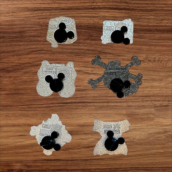 6 Pirates of the Carribean Disney Parks Trading Pins, Plus 2 Bonus Pins - Picture 2 of 2